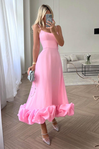 Rosea Elegante Svævende Kjole