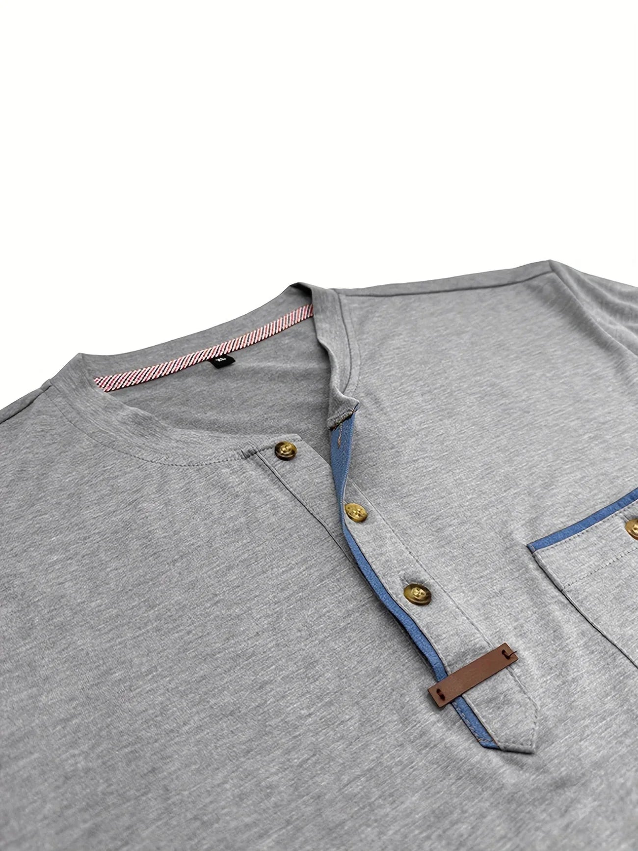 Saxon - Elegant Rund Hals T-shirt Med Lomme