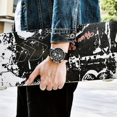 Kvarts Multifunktionel Sport Chronograph Ur