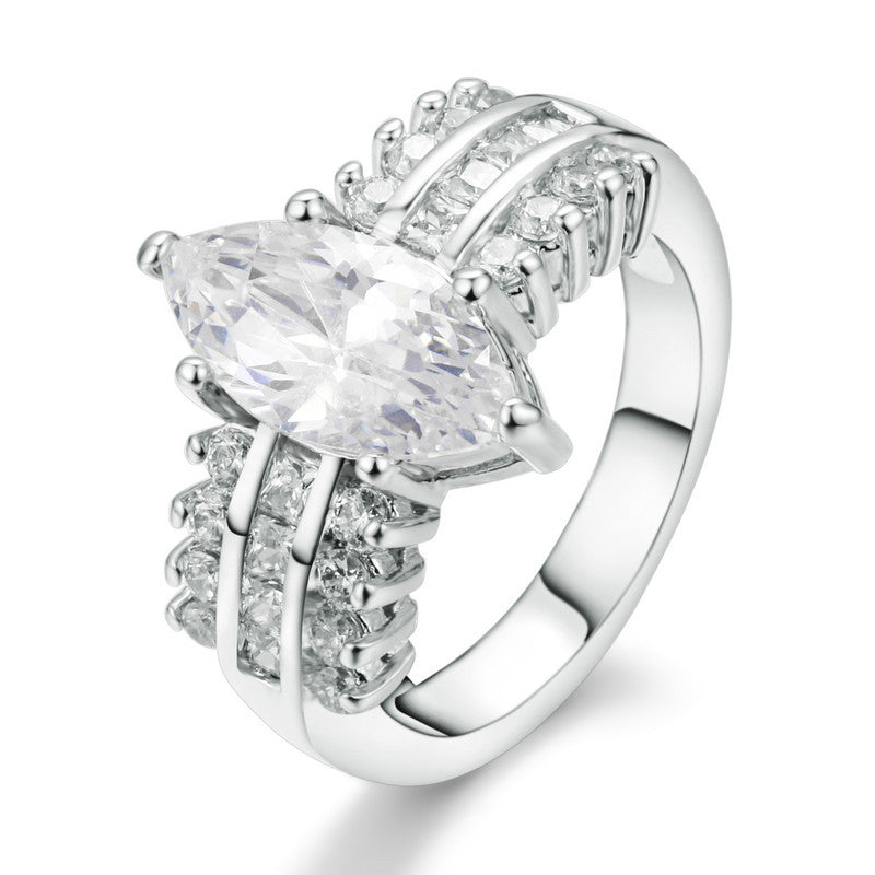 Odette Mercer Ring | Hvidguld