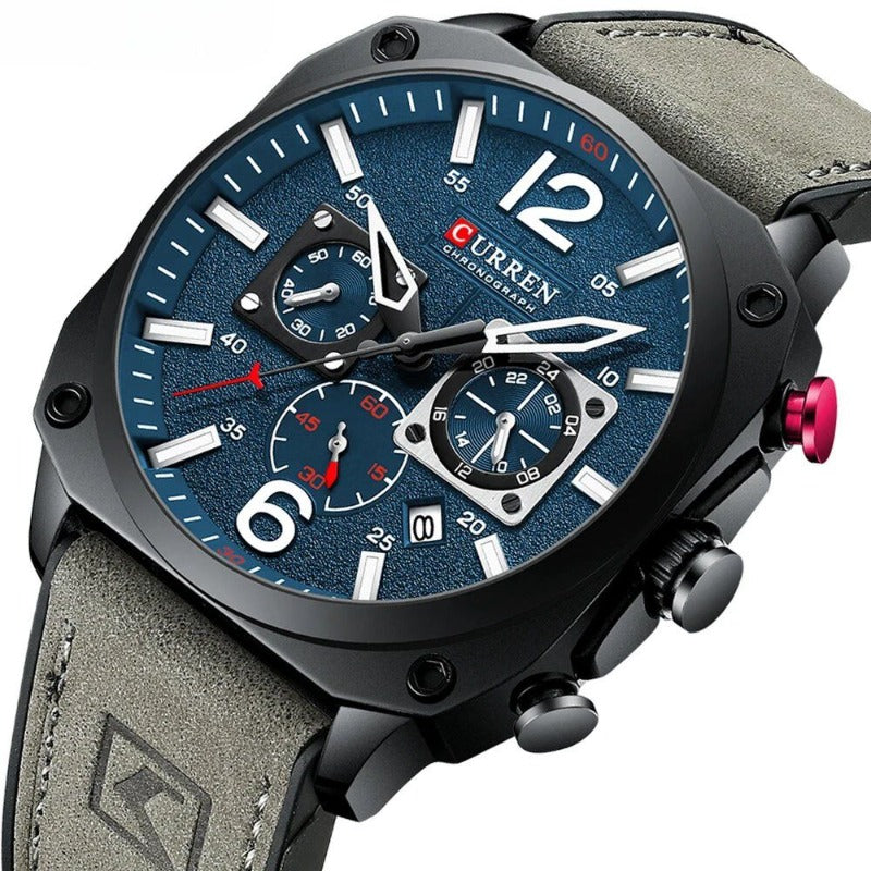 Fremragende Forretningslæder Kvarts Ur™ - Olsen & Olsen