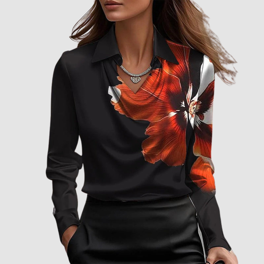 Catalina™ Elegant Satin Bluse