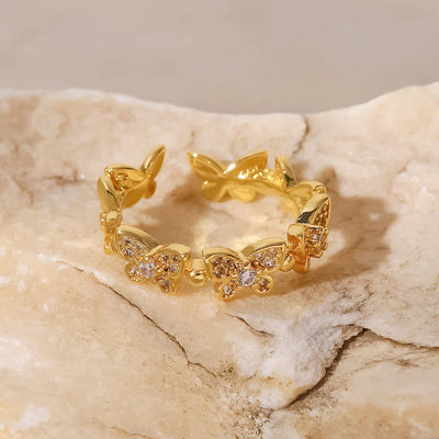 Colleen Schmetterling Guld Ring
