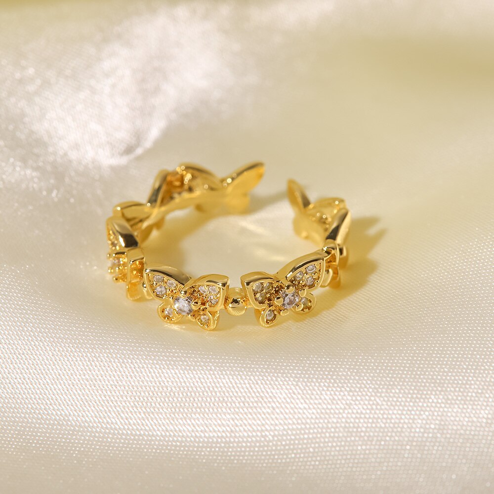 Colleen Schmetterling Guld Ring