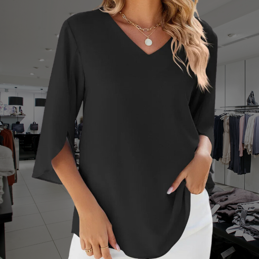 Ciana™ | Elegante Bluse mit V-Ausschnitt - Olsen Official