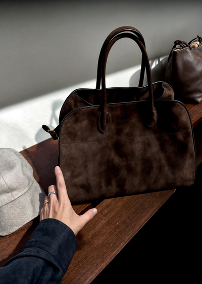 Aurora Suede Skuldertaske BB