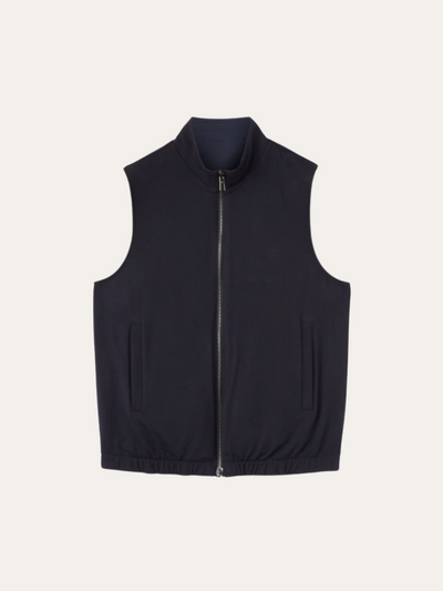 Vendbar City Bodywarmer - Marineblå