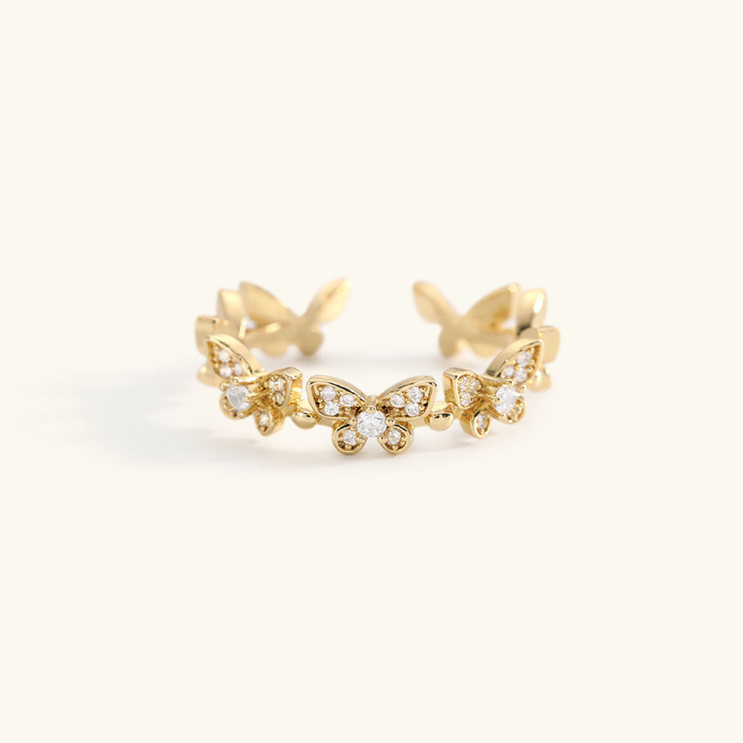 Colleen Schmetterling Guld Ring