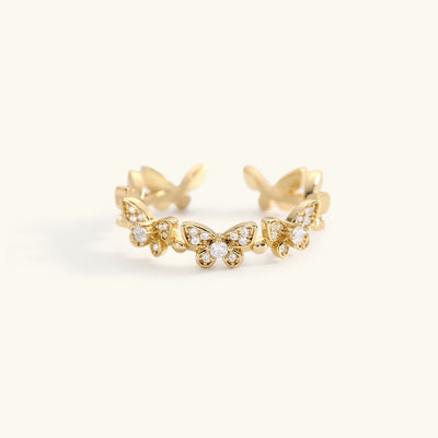 Colleen Schmetterling Guld Ring