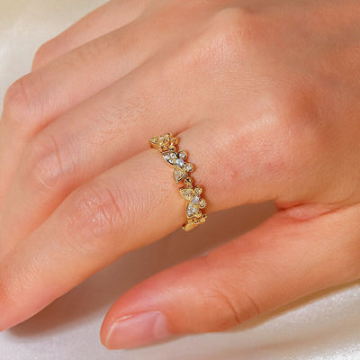 Colleen Schmetterling Guld Ring