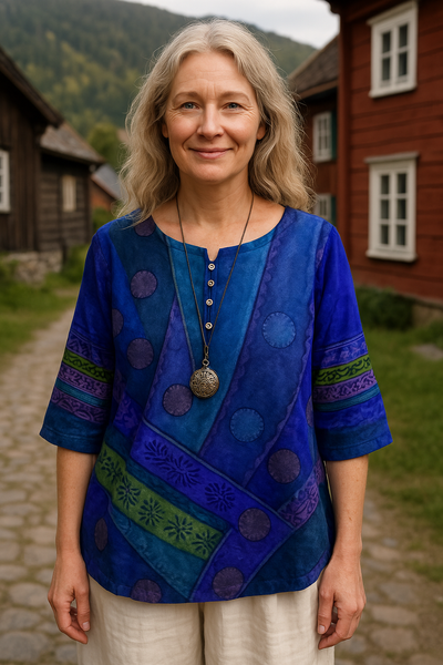 Olsen® | Komfortabel Farverig Top