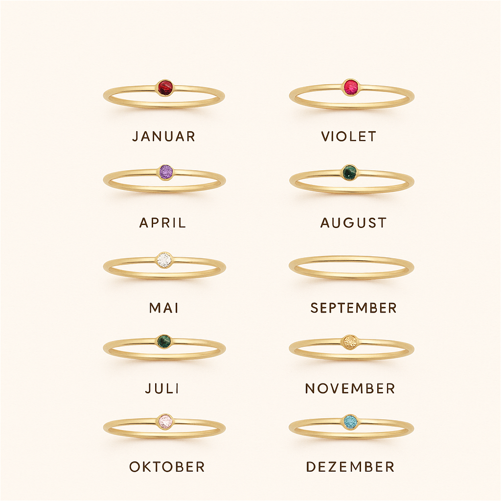 Amelia Fødselssten Ring