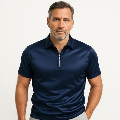 Laluna® | Klassisk Lynlås Polo Shirt