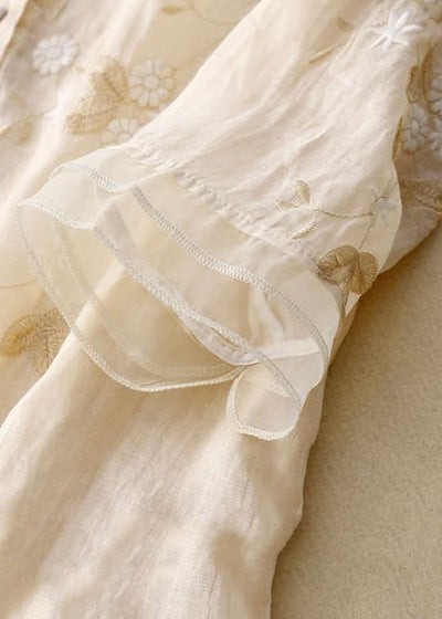 Eloise™ | Elegant Broderet Bluse™ fra Olsen & Olsen - Olsen Official
