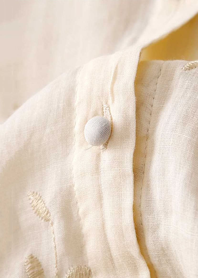 Eloise™ | Elegant Broderet Bluse™ fra Olsen & Olsen - Olsen Official