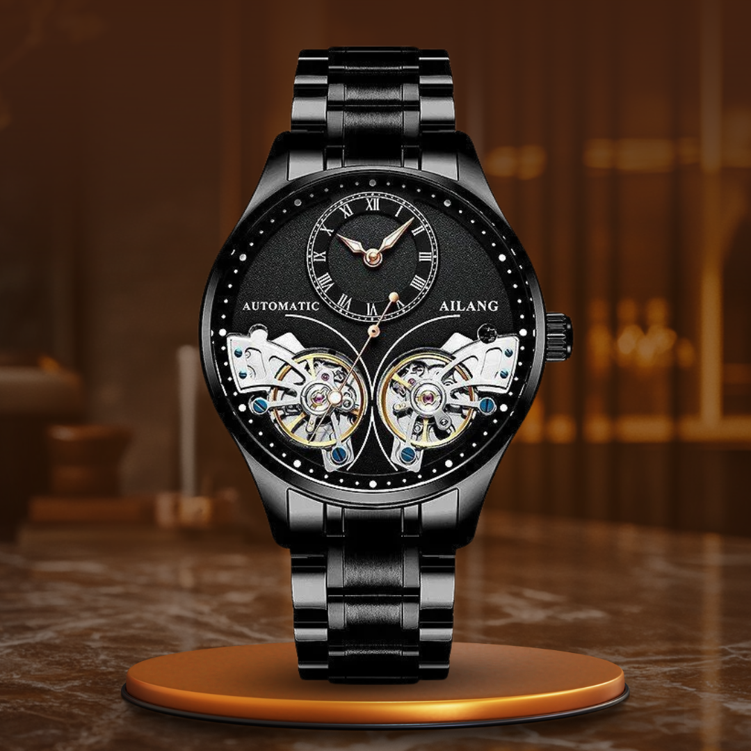 Dobbelt Tourbillon Luminous Mekanisk Ur
