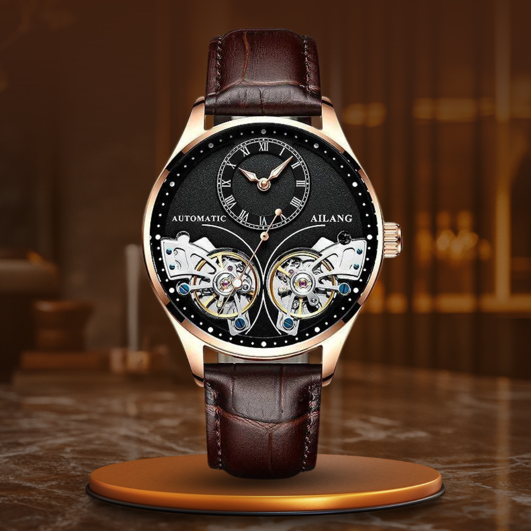 Dobbelt Tourbillon Luminous Mekanisk Ur