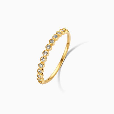 Diamant Blase Ring | Guld