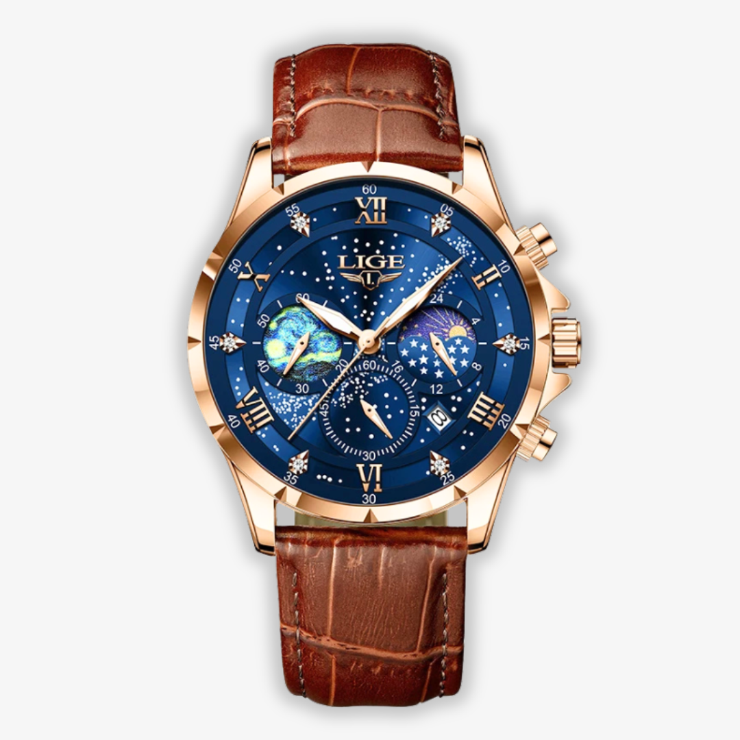 Elegant Månefase Ur