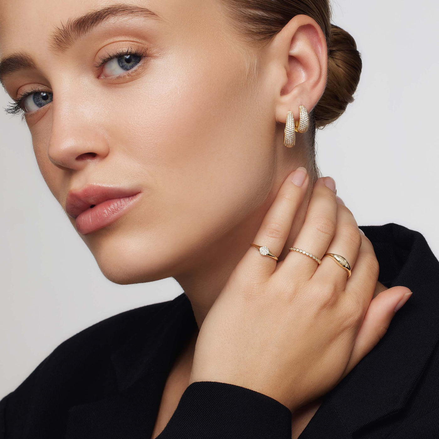 Diamantkuppelring | Guld
