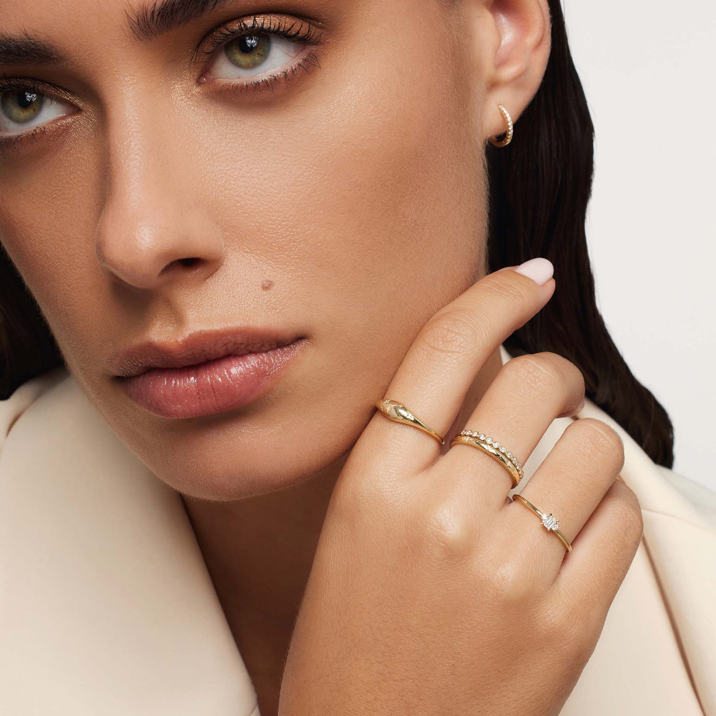 Diamantkuppelring | Guld
