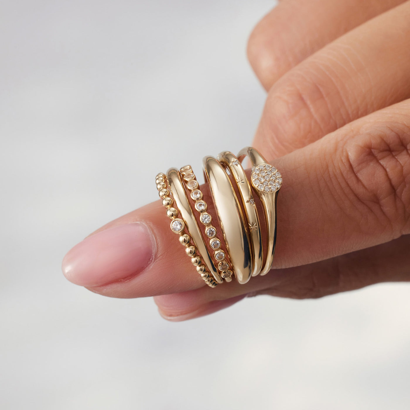 Slank Kuppelring | Guld