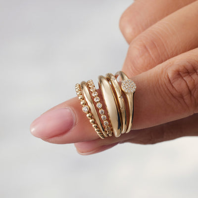 Slank Kuppelring | Guld
