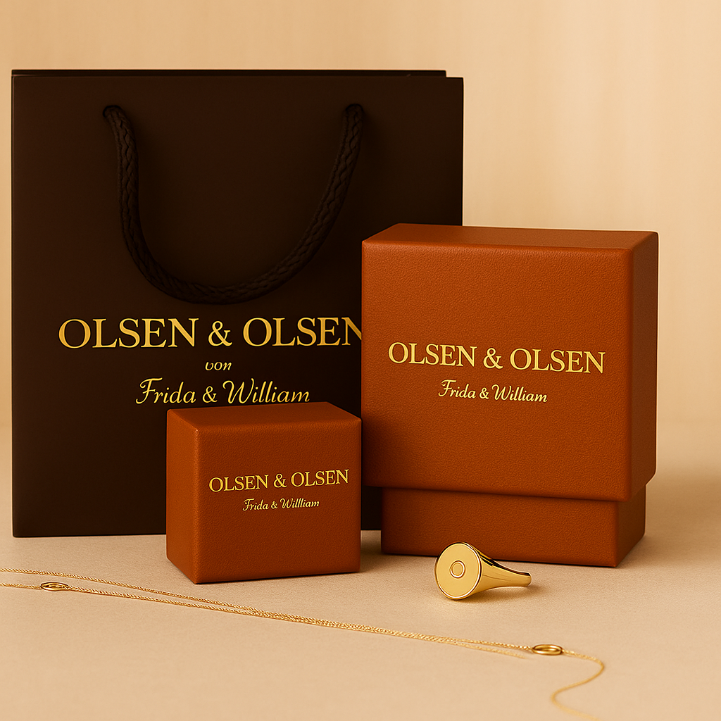 Vespera Aetherin Rosa Sæt | Hvidguld 18k