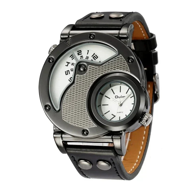Luxus Dual Time Quartz Ur™ Olsen & Olsen