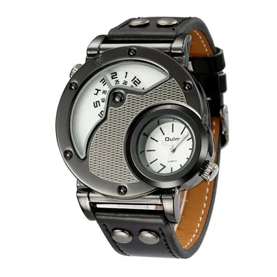 Luxus Dual Time Quartz Ur™ Olsen & Olsen