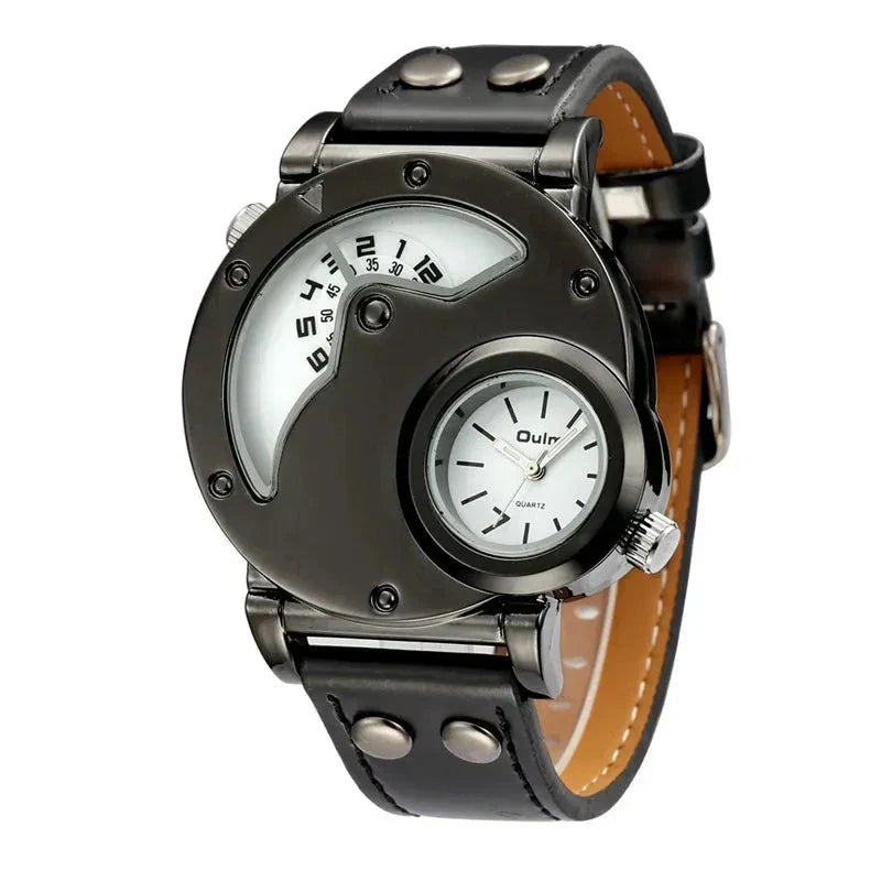 Luxus Dual Time Quartz Ur™ Olsen & Olsen