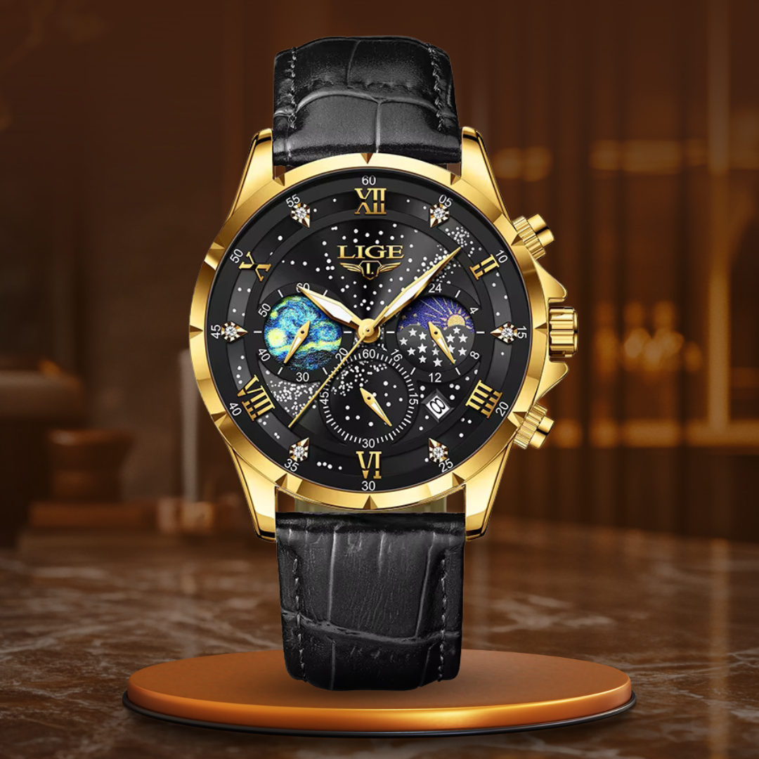 Elegant Månefase Ur