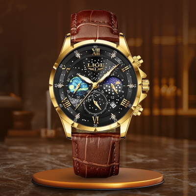 Elegant Månefase Ur
