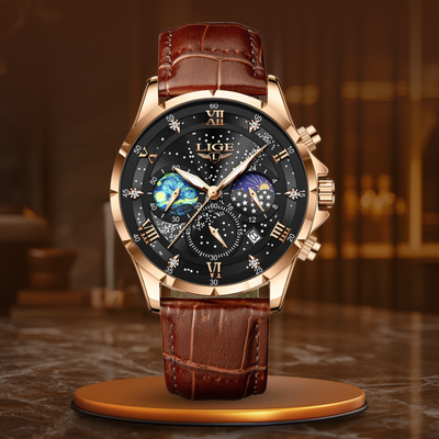 Elegant Månefase Ur