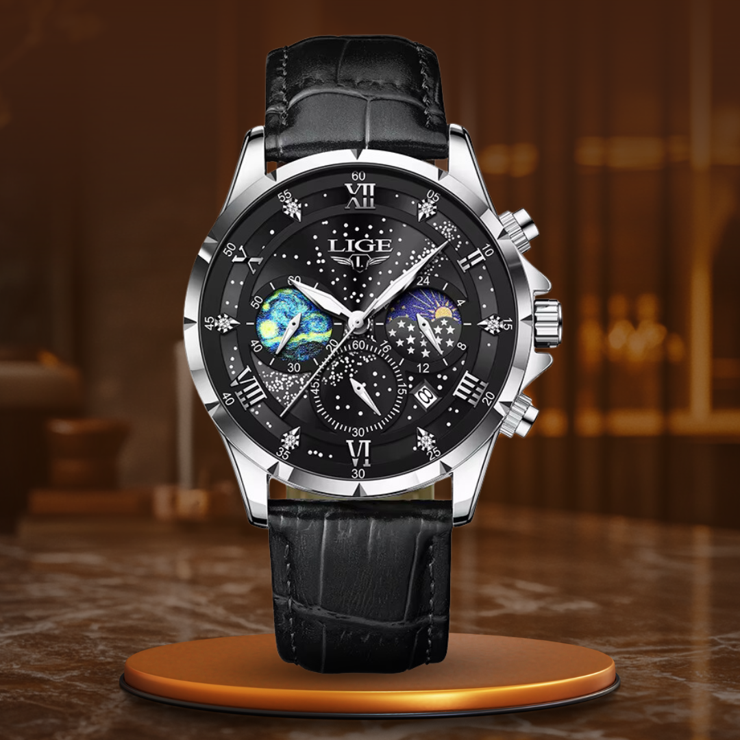 Elegant Månefase Ur