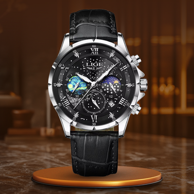 Elegant Månefase Ur
