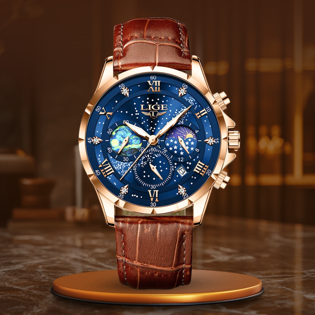 Elegant Månefase Ur