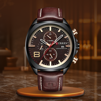 Klassisk Chronograph Sport Militær Ur