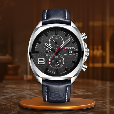 Klassisk Chronograph Sport Militær Ur