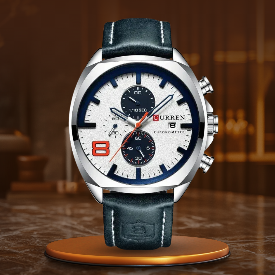 Klassisk Chronograph Sport Militær Ur