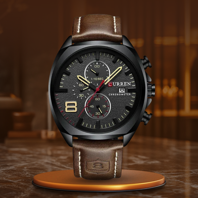 Klassisk Chronograph Sport Militær Ur