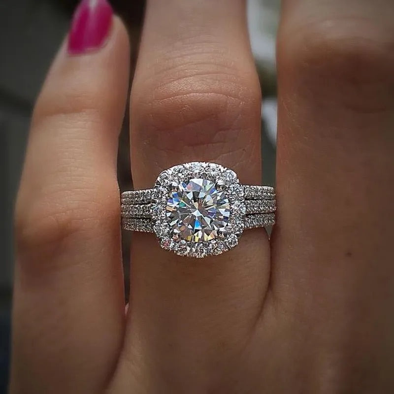 Clarinda Vellori Ring | Hvidguld