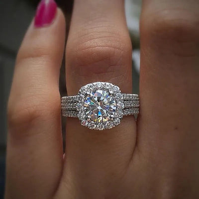 Clarinda Vellori Ring | Hvidguld
