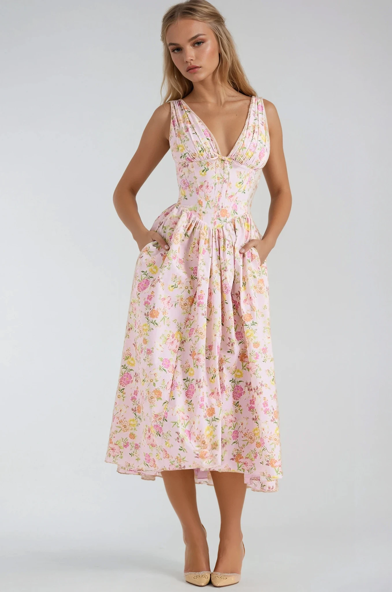 Rosea Elegant Sommerkjole