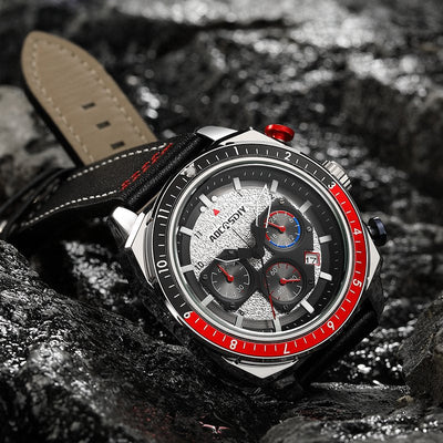 Luksus Chronograph Sport Quartz Ur