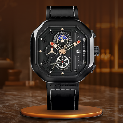 Luksus Kvarts Chronograph Ur