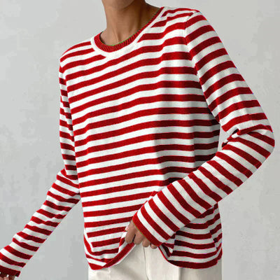 Dagmar™ | Elegantes gestreiftes Damen-T-Shirt - Olsen Official