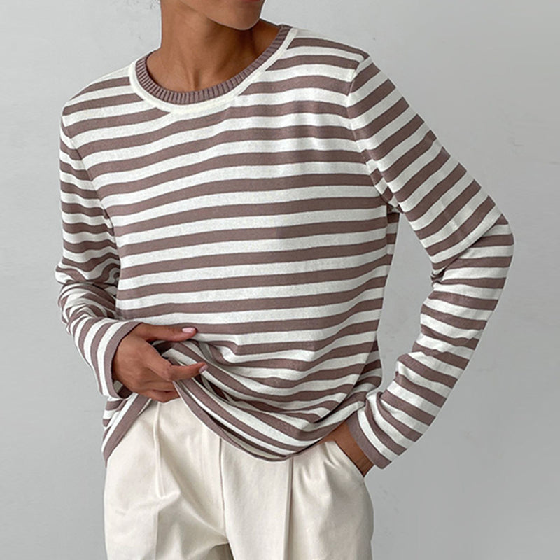 Dagmar™ | Elegantes gestreiftes Damen-T-Shirt - Olsen Official