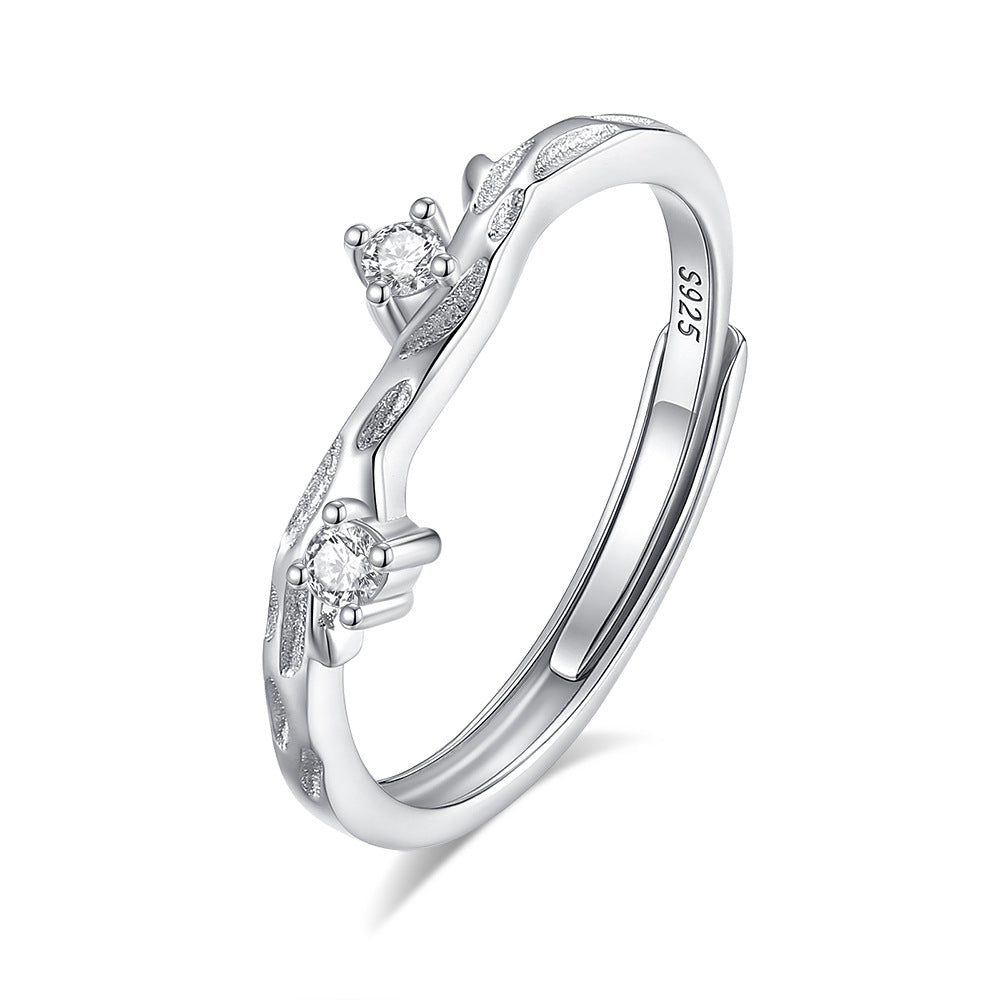 Celestina Monti Ring | Hvidguld