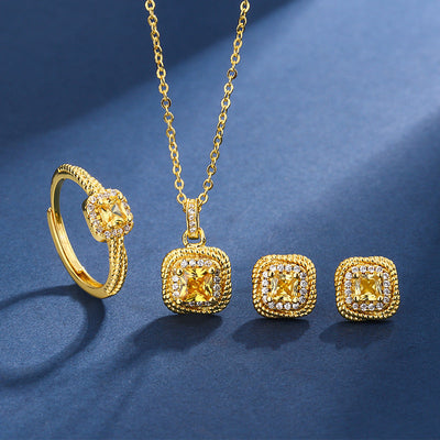 Dorelle Cassane Sæt | Guld 18k